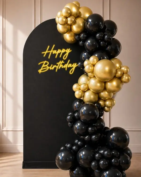 Birthday Balloon Backdrop Stand